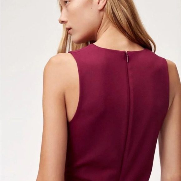 Aritzia Babaton Miguel Dress  Plum - Picture 3 of 9